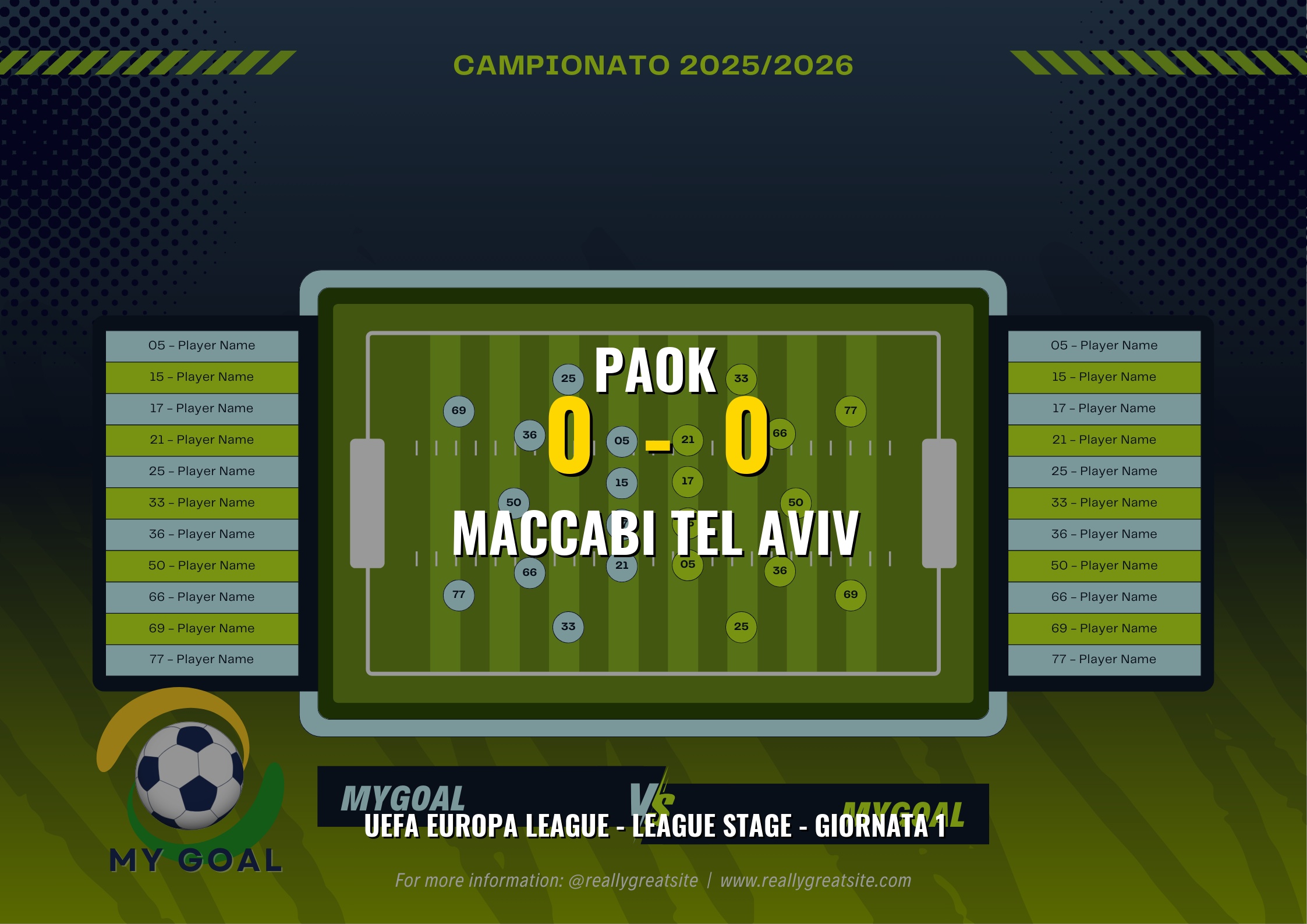 PAOK vs Maccabi Tel Aviv